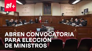 Emiten convocatoria para elección de ministros jueces y magistrados  En Punto [upl. by Isador]