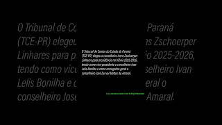 Conselheiro Ivens Linhares é eleito presidente do TCE para próximo biênio shorts shortsyoutube [upl. by Lau239]