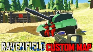 Ravenfields NEW TRENCH MAP Ravenfield Early Access New Custom Map Update [upl. by Ainessej]