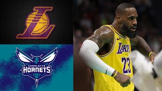 Lakers vs Hornets  Lakers GameTimeTV  Lakers Team Highlights [upl. by Rawde562]