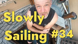 Pintle Gaff and Borescope Fail Wooden Tahiti Gaff Cutter Episode 34 Slowly Sailing [upl. by Rolan195]