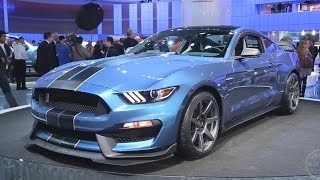 2016 Ford Mustang Shelby GT350R  2015 Detroit Auto Show [upl. by Lanor]