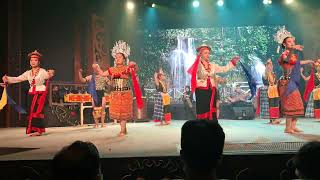 Traditional dancing at Sarawak Cultural Village [upl. by Gibert295]