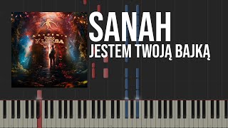 Sanah  Jestem Twoją Bajką Piano Tutorial [upl. by Ylera]