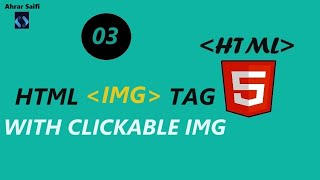 HTML Img tag Clickable Images in HTML coding ahrarsaifi cssstyling webdesign programming [upl. by Sina466]