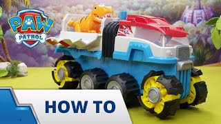 PAW Patrol Dino Rescue Patroller  Unboxing and How To Play  PAW Patrol Official amp Friends [upl. by Lleira697]