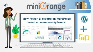 Power BI report embedding on WordPress based on WP Roles and User Memberships [upl. by Enitsirt85]