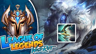 WILD RIFT  S13  VOLIBEAR JUNGLA  TERMINUS CON EL OSITO Y HACEMOS CARRITO [upl. by Juline]