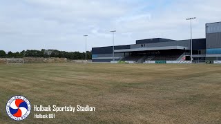 Holbæk Sportsby Stadion on Sjælland Denmark  Stadium of Holbæk BampI [upl. by Ynahpets]