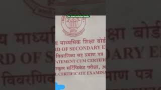 Cbse board marksheetKendriya vidyalaya marksheetMarksheet details certificate [upl. by Tesler]