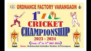 MATCH NO04 II Ordnance Factory Khamaria OFK Vs Ordnance Factory Itarasi OFI II LIVE [upl. by Yentnuoc821]