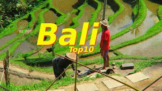 Top 10 des Endroits à Visiter à Bali en Indonésie  Voyage Vidéo [upl. by Lenneuq]