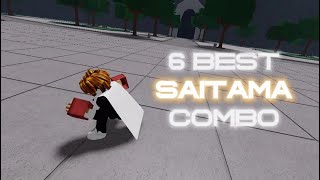 6 cấp độ Combo Saitama trong The Strongest Battlegrounds [upl. by Higbee]