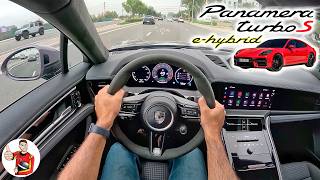 What Its Like to Live with a 2025 Porsche Panamera Turbo S E Hybrid POV [upl. by Acinnod]