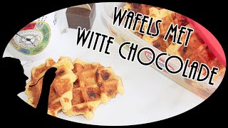 Wafels met witte chocolade  recept amp ingrediënten [upl. by Truman]