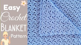 EASIEST CROCHET BABY BLANKET EVER 💥 The Drunken Granny Baby Blanket 🍹 The Secret Yarnery [upl. by Jodie]