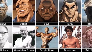 Characters Are Based on Real People  Baki the Grappler Only anime [upl. by Tanya]