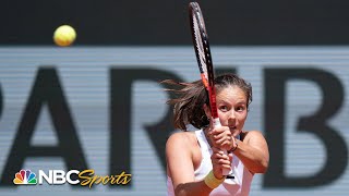 French Open QFs Daria Kasatkina vs Veronika Kudermetova  HIGHLIGHTS  612022  NBC Sports [upl. by Eniksre]