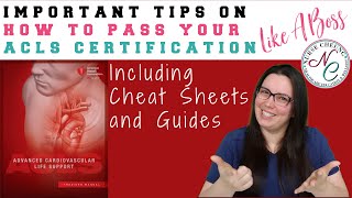 ACLS CERTIFICATION  IMPORTANT TIPS TO PASS THE ACLS CERTIFICATION LIKE A BOSS CHEAT SHEET GUIDE [upl. by Ataynik]