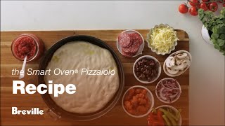 The Smart Oven® Pizzaiolo  How to make a pan pizza supreme  Breville USA [upl. by Relyt94]