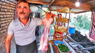 GARİBAN BABASI KEBAPÇI AHMET USTA  ADANA SOKAK LEZZETLERİ  Street Food Turkey [upl. by Aimak]