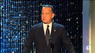 Tom Hanks honors Jeffrey Katzenberg at the 2012 Governors Awards [upl. by Anwahsar]