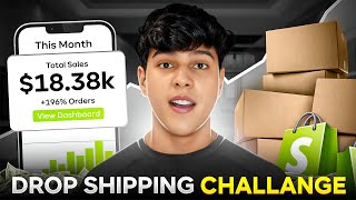 Zero to 5000 in 7 Days Dropshipping Challenge Live Results [upl. by Nyluqcaj941]