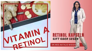 Retinol Kapseln  Vitamin A Kapseln  Gift oder Segen alles über die Wirkstoffe und Dosierungen [upl. by Hallette]