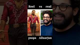 Pushpa The Rise Reel vs Real Cast with Name pushpa reelvsreal cast [upl. by Fawcett]