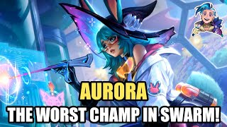 AURORA is the WORST CHAMP IN Swarm No Contest [upl. by Acire115]