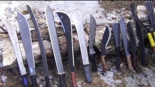 Machetes 3 Types of Machete [upl. by Nylidnarb]