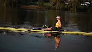 One of the best rowing technique for analysis video by Kimberley Brennan Rowing Australia [upl. by Acinomed660]