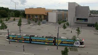 Der Kulturhauptstadt Chemnitz Citylink im Stadtgebiet [upl. by Atolrac190]