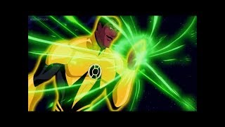 Sinestros attack on Oa part 12 Green Lantern First Flight [upl. by Nossila]