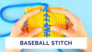 Flat Stretchy and Reversible Seam to Join Knitted Pieces [upl. by Ainahpets547]