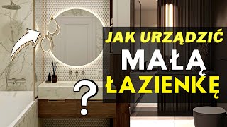 MAŁA ŁAZIENKAJAK URZĄDZIĆ MAŁĄ ŁAZIENKĘTRIKI DO MAŁEJ ŁAZIENKITO WARTO ZROBIĆ W ŁAZIENCE [upl. by Jaquelyn313]