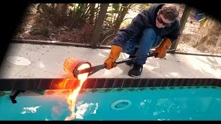 Pouring lava in my pool [upl. by Osbourn720]