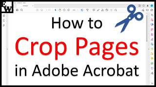 How to Crop Pages in Adobe Acrobat PC amp Mac [upl. by Eedna615]