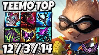 Teemo vs Jayce  TOP  Lol Korea Master Patch 145 ✅ [upl. by Frulla]