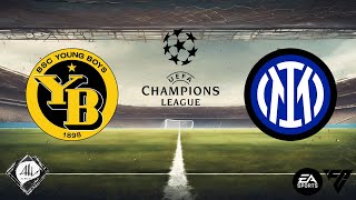 Young Boys x Inter de Milão  3 rodada da Uefa Champions League 2425  EA FC [upl. by Namien]