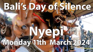 Are you ready for Nyepi Balis Silent Day March 11th 2024 [upl. by Nosle]