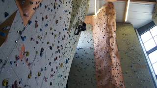 Sportclimbing  Klettern bis ans Limit  Verhalten beim Sturz [upl. by Yrneh]