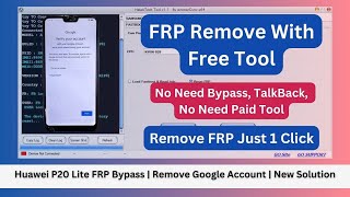 Huawei P20 Lite FRP Bypass  Remove Google Account  Latest Security [upl. by Ahsikrats139]