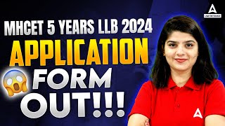 MHCET 5 Years LLB 2024 Application Form Out  MHCET Law Form Filling Process  MH CET Registration [upl. by Aleuqahs]