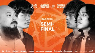 Jairo 🇯🇵 vs JackPot 🇰🇷 I GRAND BEATBOX BATTLE 2023 WORLD LEAGUE I Tag Team Semifinal [upl. by Bruckner]