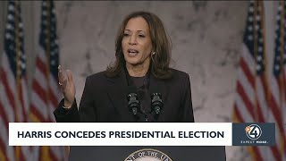 Harris concedes presidential election [upl. by Adnoel351]