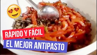 😍 ANTIPASTO de BERENJENAS Y PIMENTONES 🍆  ⚡️ DEMASIADO FÁCIL ⚡️ [upl. by Inger]