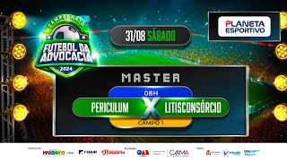 PERICULUM X LITISCONSORCIO  CAMPEONATO MASTER DA ADVOCACIA  31082024 [upl. by Lagiba]