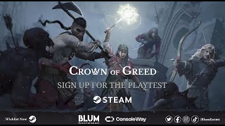 Crown of Greed  Steam Playtest teaser [upl. by Oijimer515]