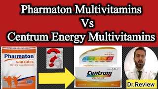 Pharmaton Or Centrum Energy multivitamin which is the Best Pharmaton Vs Centrum Energy DrNadeem [upl. by Fredie781]